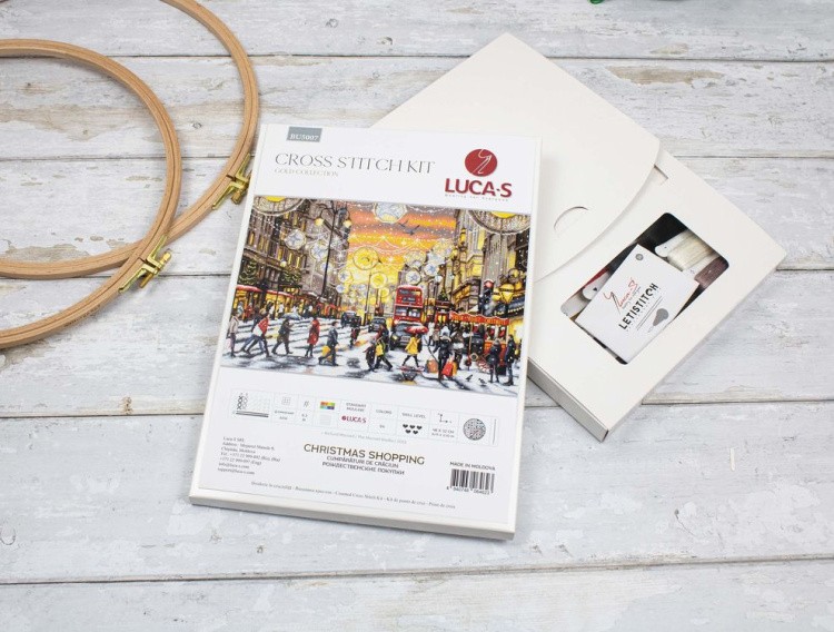 Набор для вышивания «Рождественские покупки» — картинка 3