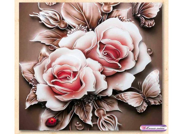 Папертоль «Карамельные розы» — картинка 4