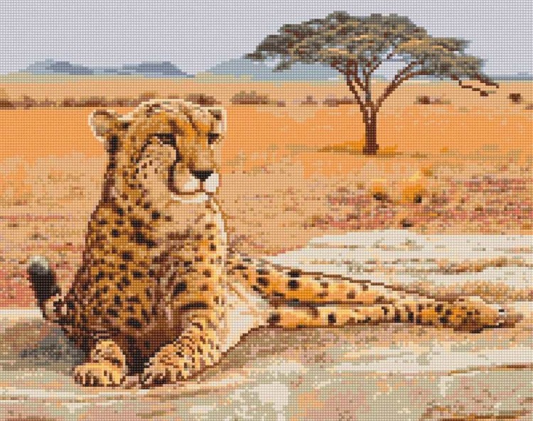 Алмазная вышивка «Гепард» — картинка 2