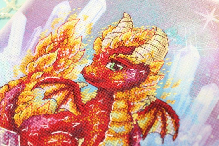 Набор для вышивания «Огненный страж» — картинка 4