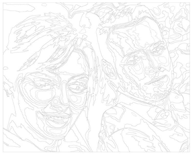 Картина по номерам «Постучись в мою дверь: Эда и Серкан Болат» — картинка 3