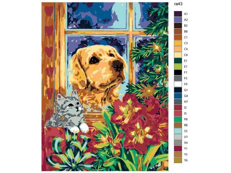 Картина по номерам «Счастливого Рождества» — картинка 2