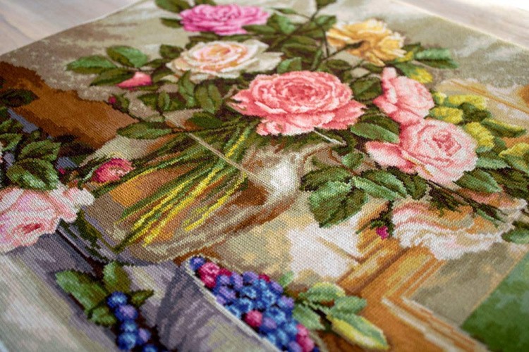 Набор для вышивания «Натюрморт с голубикой» — картинка 5