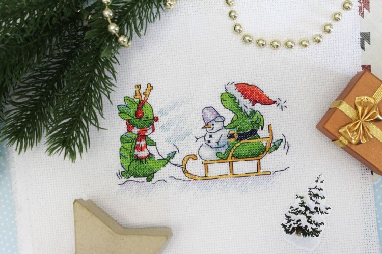 Набор для вышивания «Драконьи забавы» — картинка 2