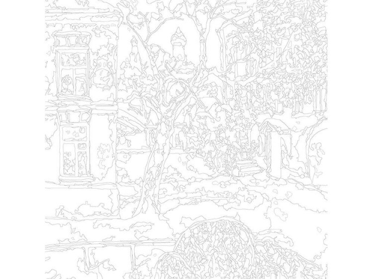 Картина по номерам «Зимний вечер» — картинка 3