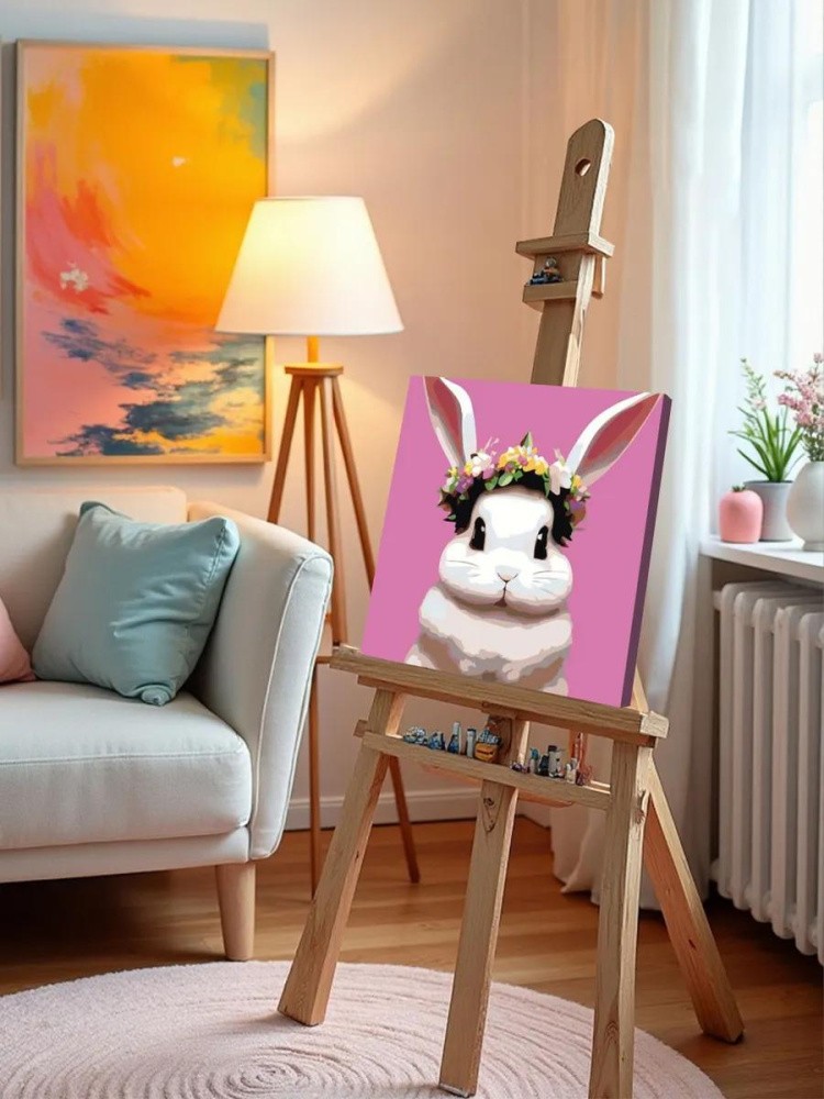 Картина по номерам «Милый кролик» — картинка 10