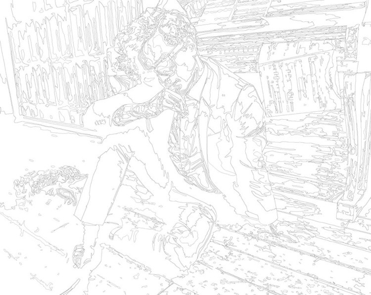 Картина по номерам «Рэпер ЛСП LSP: Олег в костюме и пианино» — картинка 3