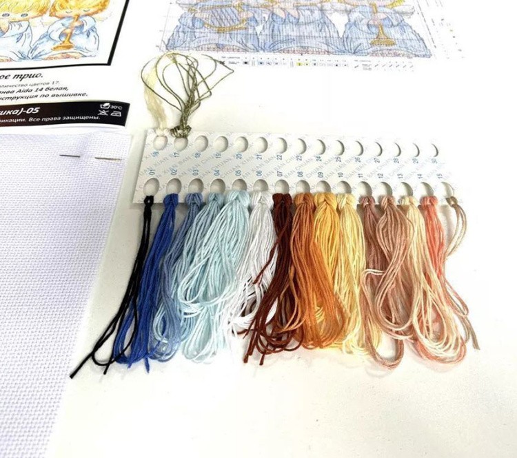 Набор для вышивания «Почти идеальное трио» — картинка 8