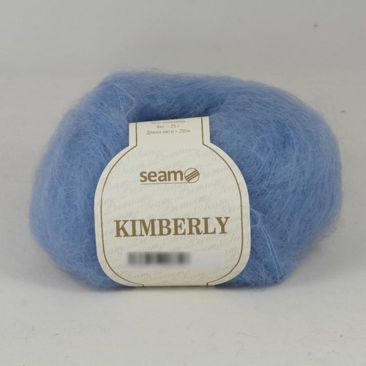 Пряжа SEAM KIMBERLY (6069), темно-голубой, 5 шт. по 25 г — картинка 2