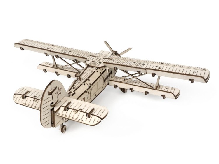 Деревянный механический конструктор «Военный самолет АН-2» — картинка 4