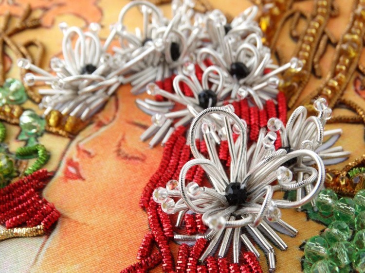 Набор вышивки хрустальными камнями «Осень» — картинка 9