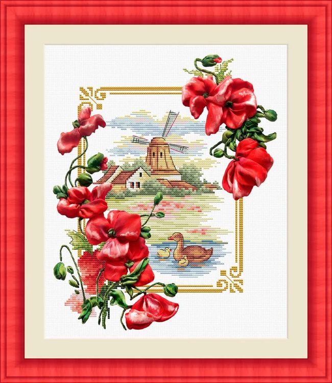 Набор для вышивания «Родные просторы. Маки» — картинка 2