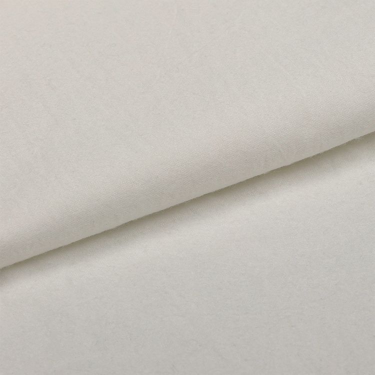 Ткань Хлопок крэш, 1 м х 150 см, 90 г/м², цвет: теплый белый, TBY — картинка 3