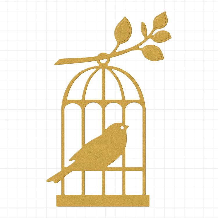 Нож для вырубки «Птичка в клетке», 6,5x10 см, Mr.Painter — картинка 2