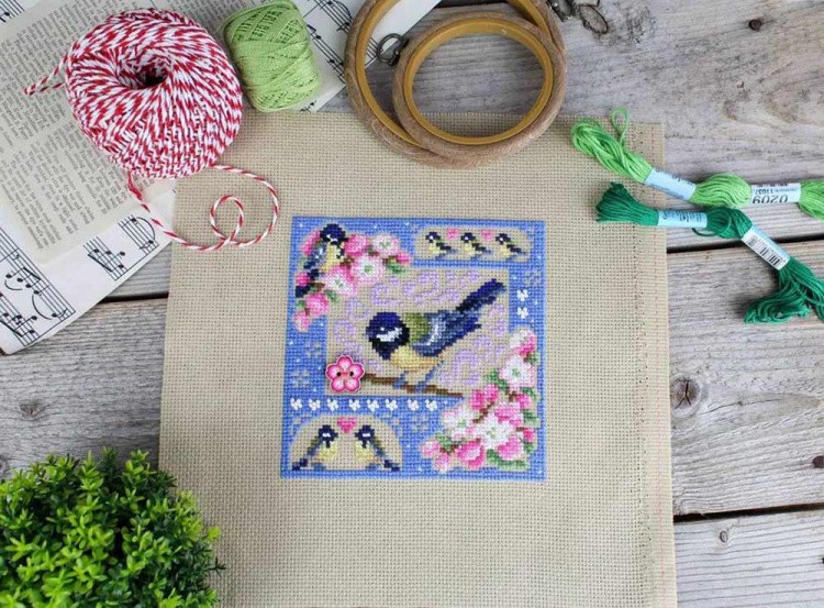 Набор для вышивания «Мини-семплер. Весенняя композиция» — картинка 4