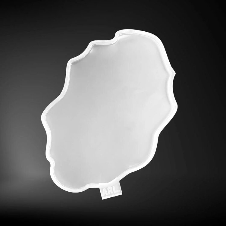 Глянцевый силиконовый молд Поднос Овал (white), Art Resin LAB — картинка 3