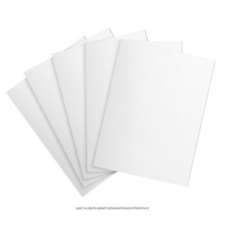 Пенокартон матовый, 70х100 см, толщина 5 мм, белый, комплект 5 листов, BRAUBERG — картинка 3