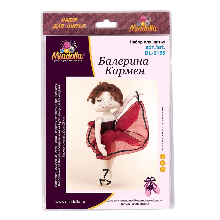Набор для шитья «Балерина Кармен» — картинка 3