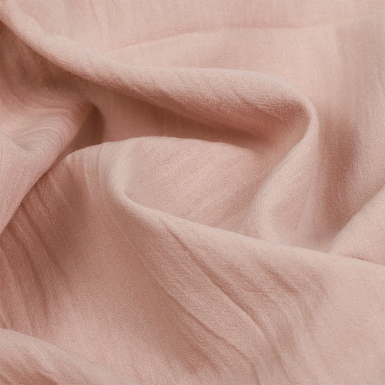 Ткань Хлопок крэш, 5 м х 150 см, 90 г/м², цвет: пудро-розовый, TBY — картинка 4