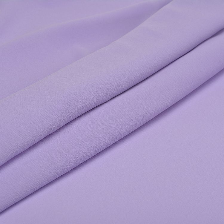 Ткань Креп-шифон, 5 м, ширина 150 см, 105 г/м2, цвет: лавандовый, TBY — картинка 2