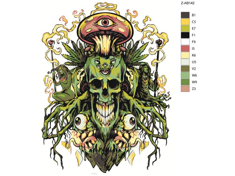 Картина по номерам «Идол культистов» — картинка 2