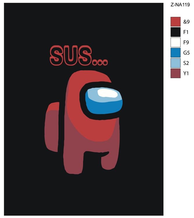 Картина по номерам «Сус» — картинка 2