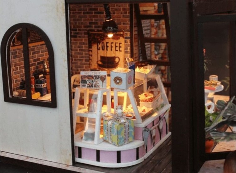 Сборная модель Румбокс. Миниатюрная Кофейня — картинка 3