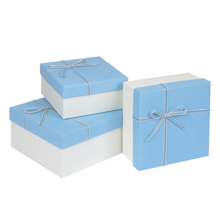 Набор подарочных коробок, форма: квадрат, 3 шт., Stilerra — картинка 2