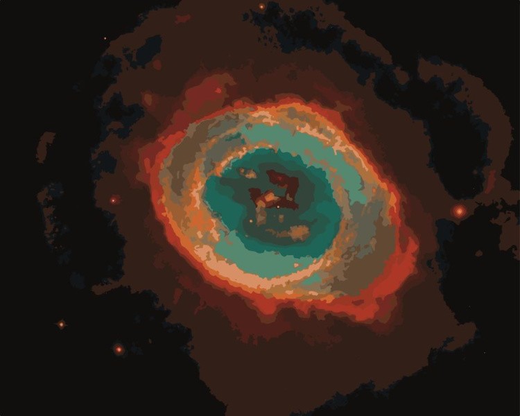 Картина по номерам «Туманность Кольцо»