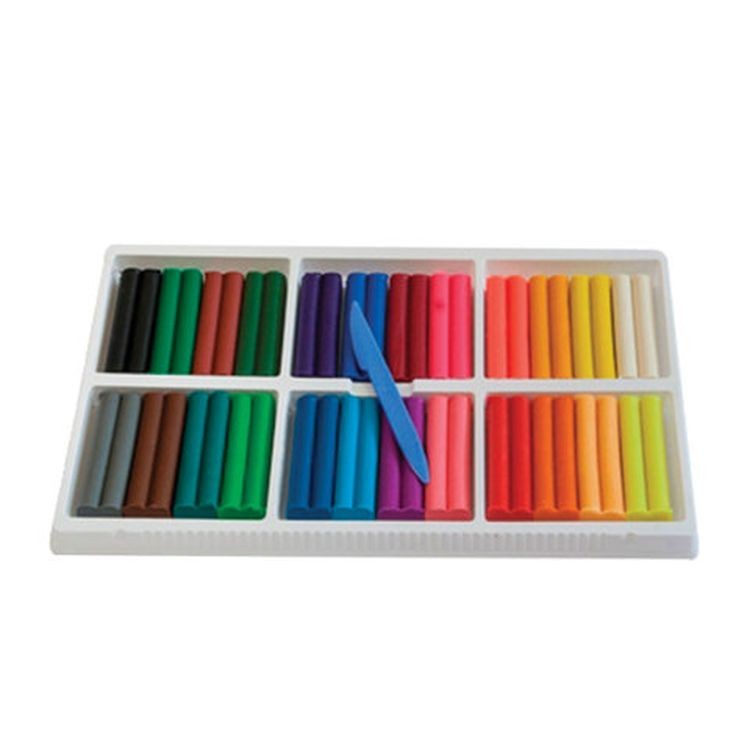 Пластилин восковой Луч «Фантазия», 24 цвета, 360 г, со стеком — картинка 2