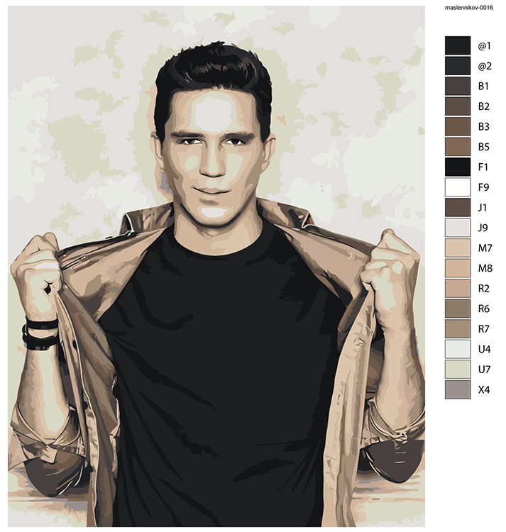 Картина по номерам «Дима Масленников 8» — картинка 2