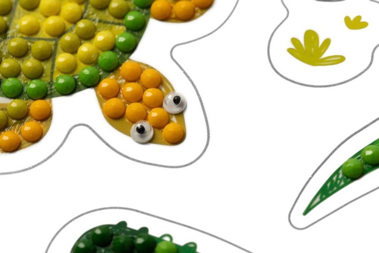 Алмазная вышивка «Наклейки. Зелёное настроение» — картинка 2