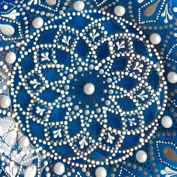 Набор для точечной росписи «Dark Blue Plate» — картинка 4