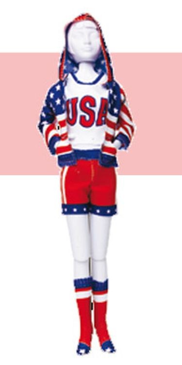 Набор для шитья «Одежда для кукол Sporty Stars''n Stripes №4»