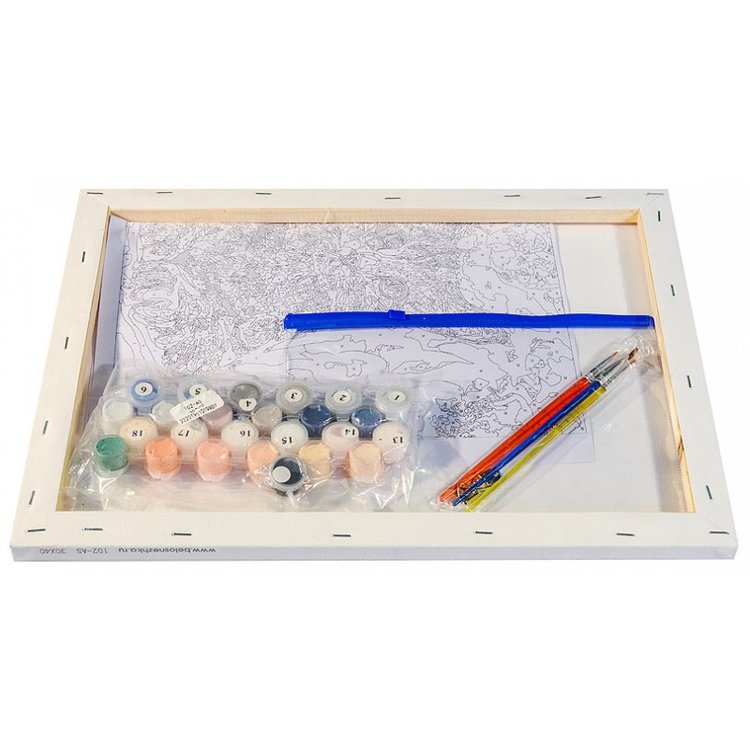 Картина по номерам «Барсик» — картинка 3