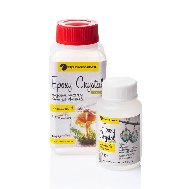Ювелирная прозрачная смола Epoxy Crystal PLUS 115 г, EpoximaxX — картинка 2