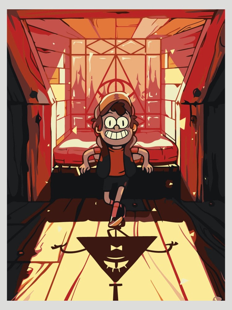 Картина по номерам Gravity Falls Гравити Фолз арт — картинка 2