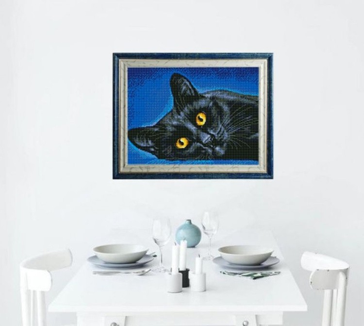 Алмазная вышивка «На голубом» — картинка 6