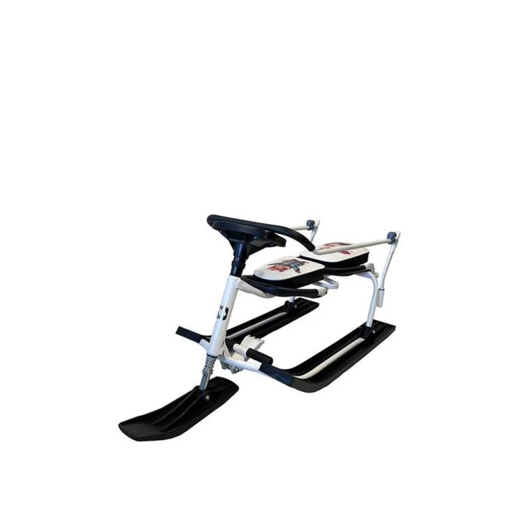 Снегокат детский 505 TWINS BABY PUSH для двоих со спинкой — картинка 6