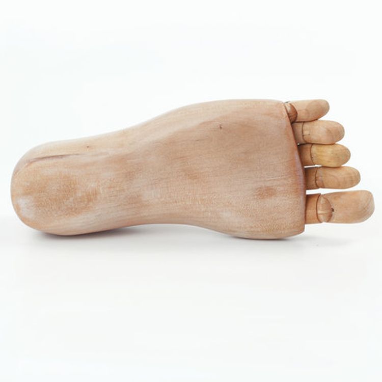 Манекен художественный «Стопа», длина 25 см., мужская правая, дерево, BRAUBERG ART CLASSIC  — картинка 2
