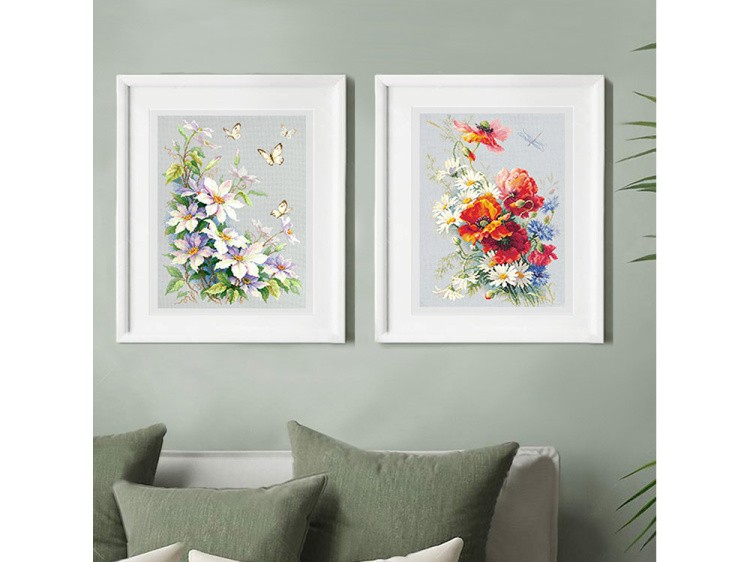 Набор для вышивания «Маки и ромашки» — картинка 6