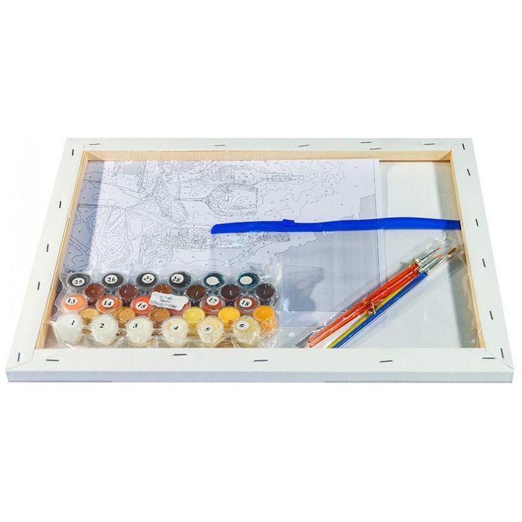 Картина по номерам «Вино и груши» — картинка 3