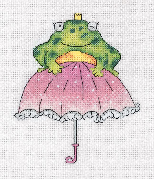 Набор для вышивания «Лягушка Жаннетка»