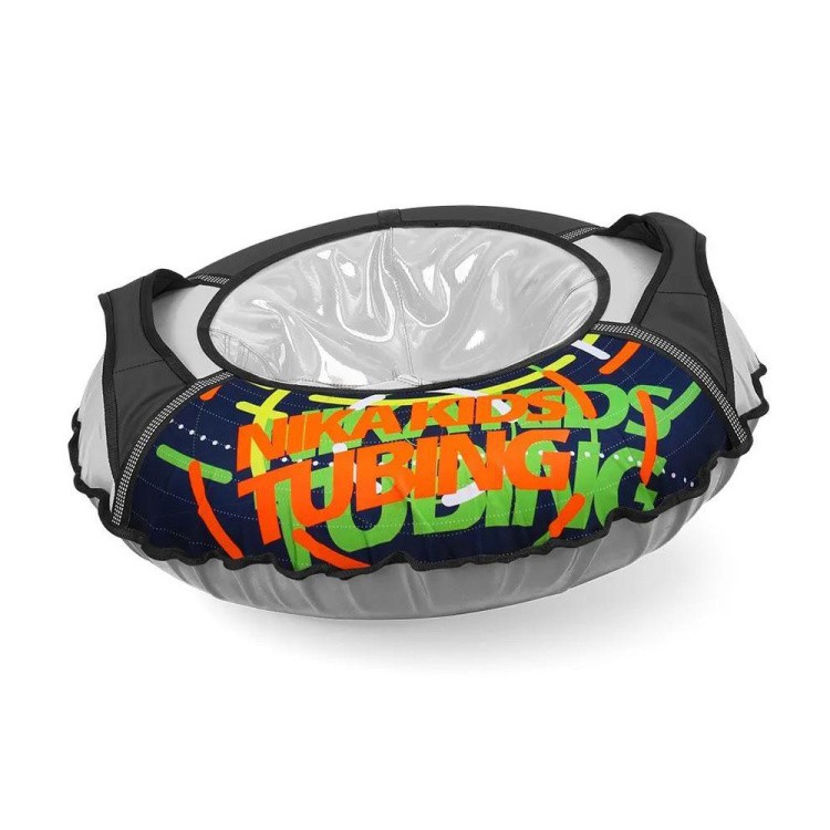 Детская зимняя ватрушка тюбинг для катания 80 см — картинка 4