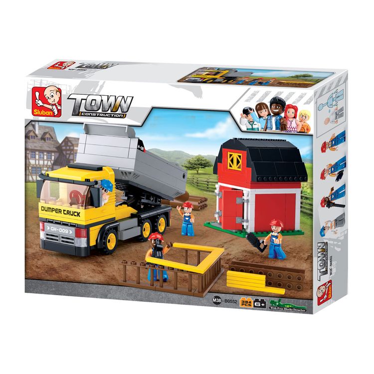 Конструктор «Строительная техника.Самосвал», 384 детали — картинка 3