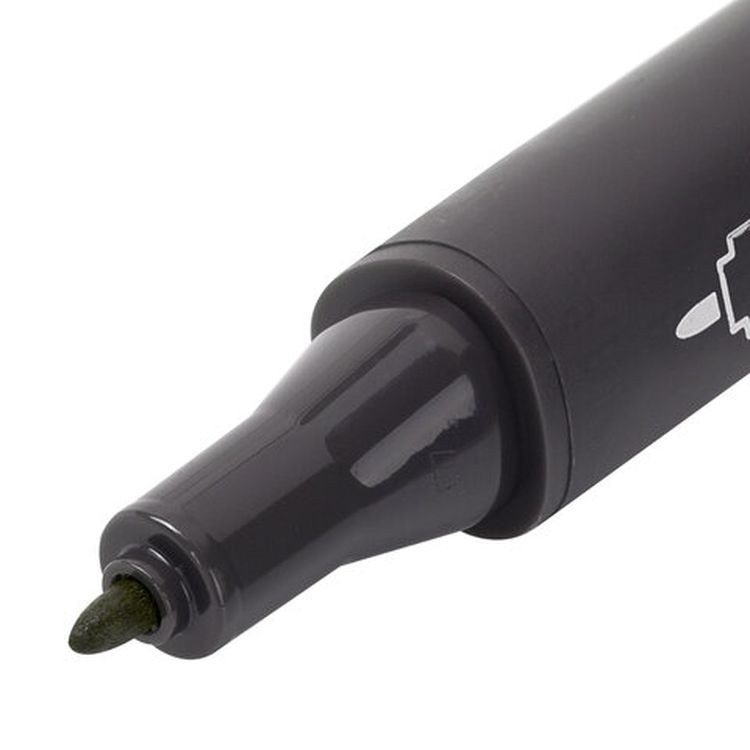 Маркер для скетчинга двусторонний 1 мм - 6 мм BRAUBERG ART CLASSIC, цвет: оливковый бледный — картинка 4