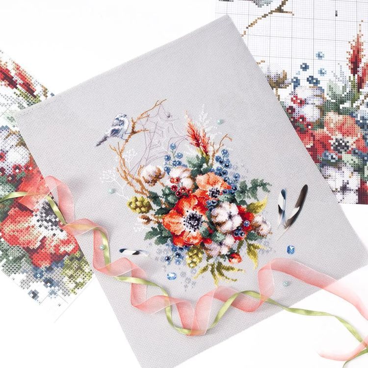 Набор для вышивания «Мак и хлопок» — картинка 2