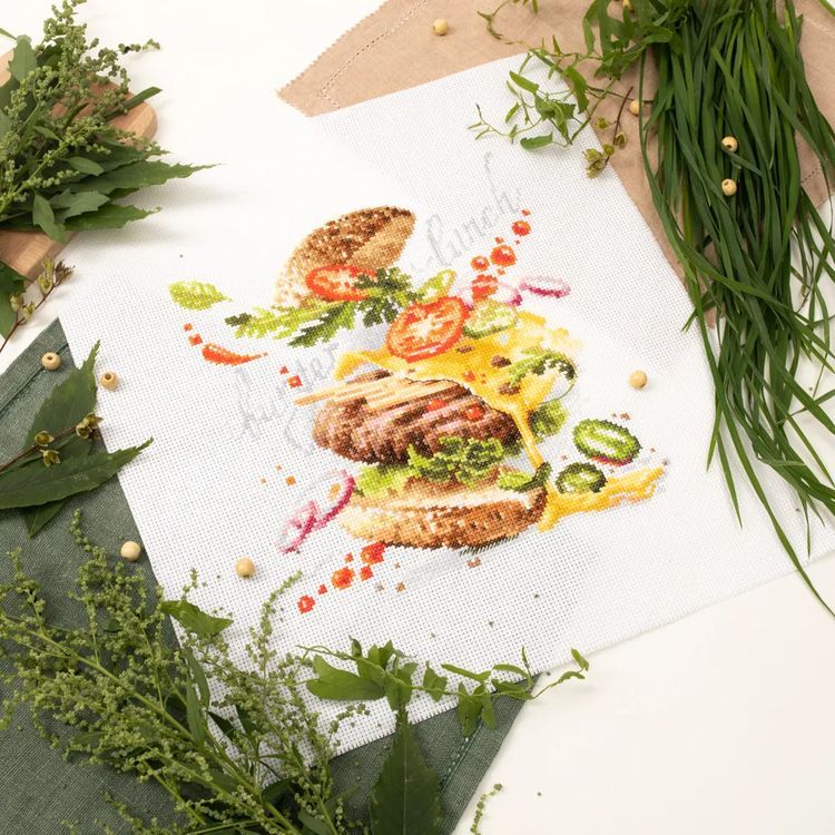 Набор для вышивания «Бургер ланч» — картинка 8