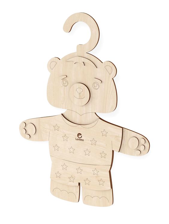 Детская вешалка для одежды «Медвежонок», Lemmo — картинка 2