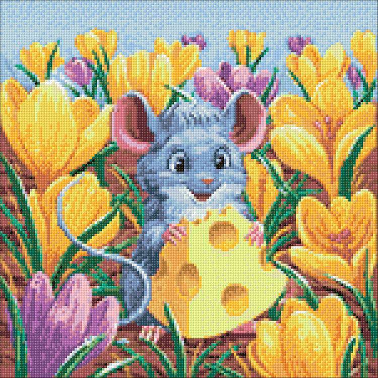 Алмазная вышивка «Полевая мышь» — картинка 2